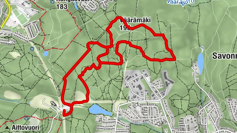 Warpupolku 6,7 km
