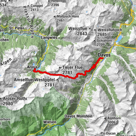 Arosa-Maienfelder Furgga-Stafelalp-Davos