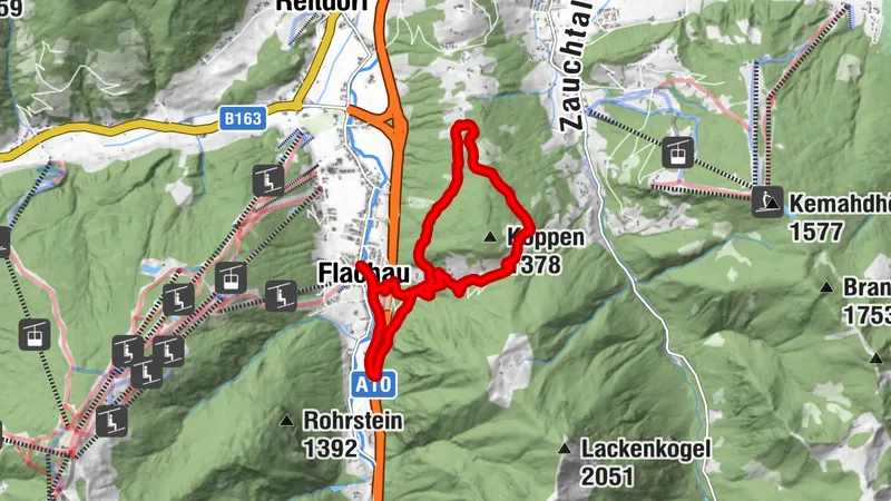 Trail Running Runde "Weg der guten Wünsche"