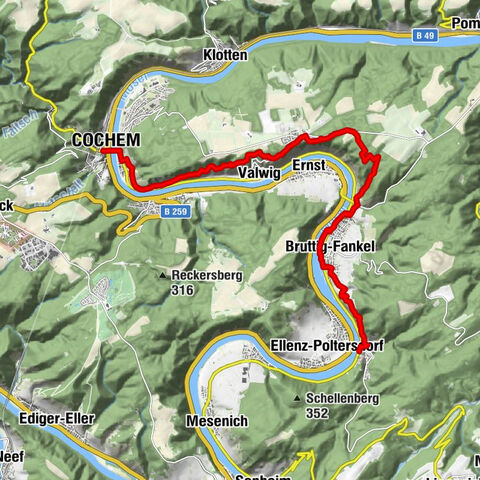 Moselsteig Etappe 18: Beilstein – Cochem
