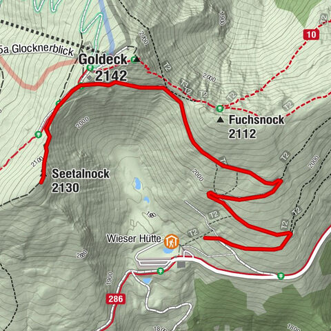 Skitour Goldeck vom Seetal