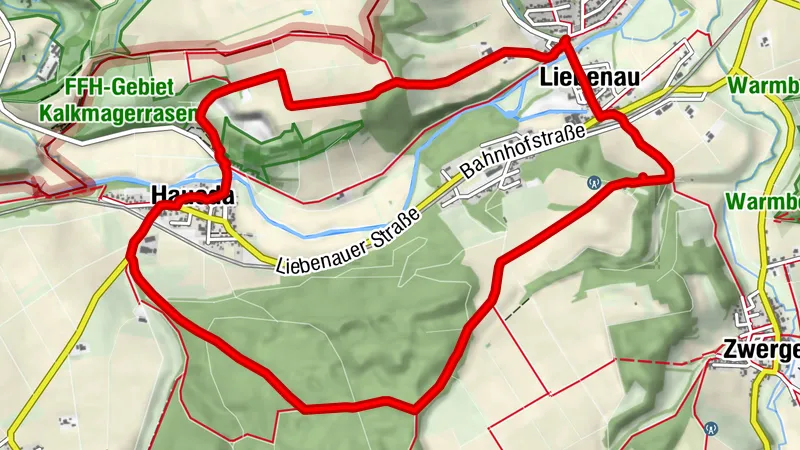 Runde mit Aussicht: Rundtour 4 am Diemeltaler Schmetterlings-Steig
