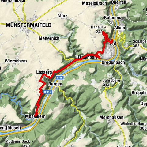 Moselsteig Etappe 21: Moselkern – Löf