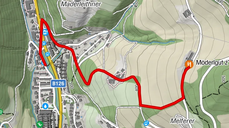 HSt Jäger im Tal Bus38 zu Möderlgut z'Linz