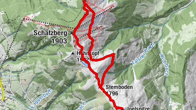 Schatzbergalm - Stemboden - Joelspitze RUNDWANDERUNG