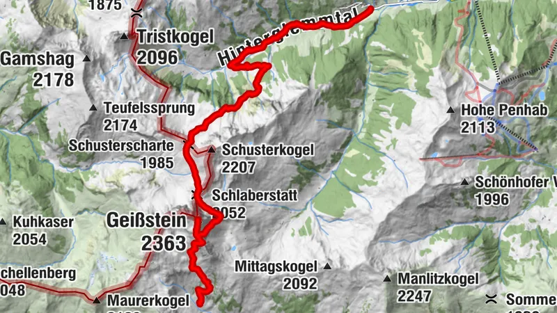 Von der Bürglhütte über den Geisstein und der Lindlalm nach Mittellengau und mit dem Bus nach Zell am See