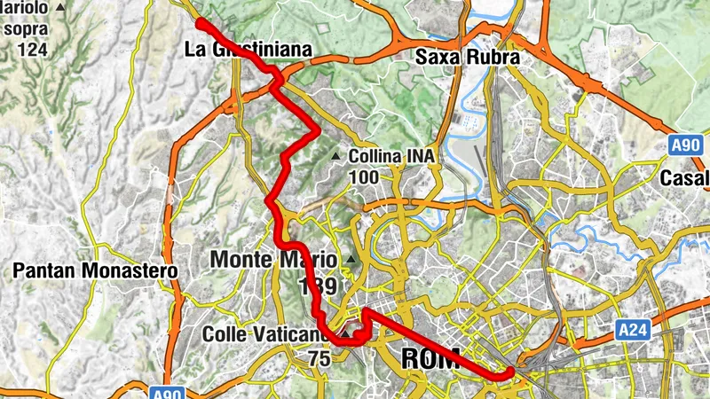 Romea Strata, Vienna-Roma, tappa #52