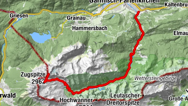 Garmisch, Reintal, Zugspitze