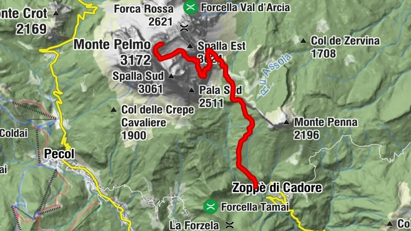 Auf den Monte Pelmo