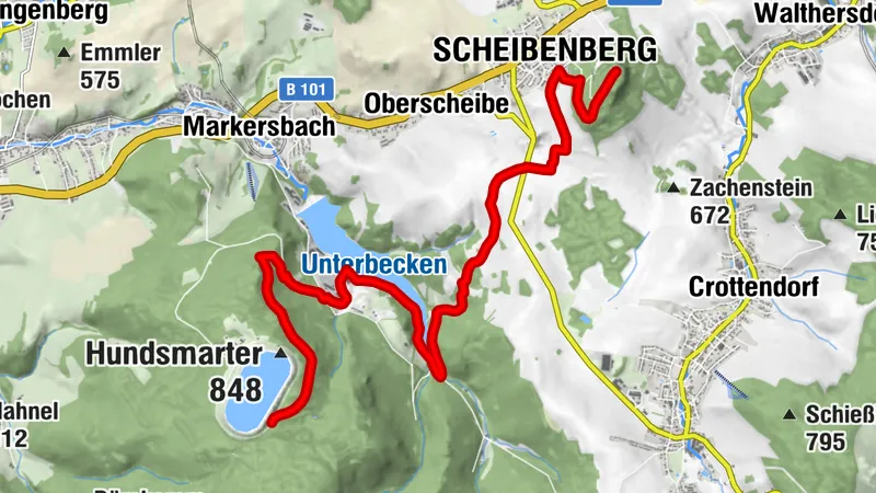 Stoneman Miriquidi MTB Abschnitt Scheibenberg Oberbecken Markersbach