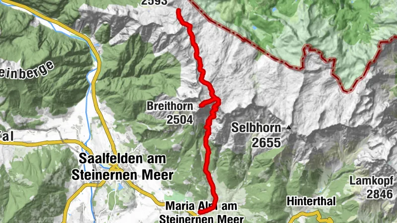 Etappe 02: Ingolstädter Haus - Breithorn (2504m) - Maria Alm
