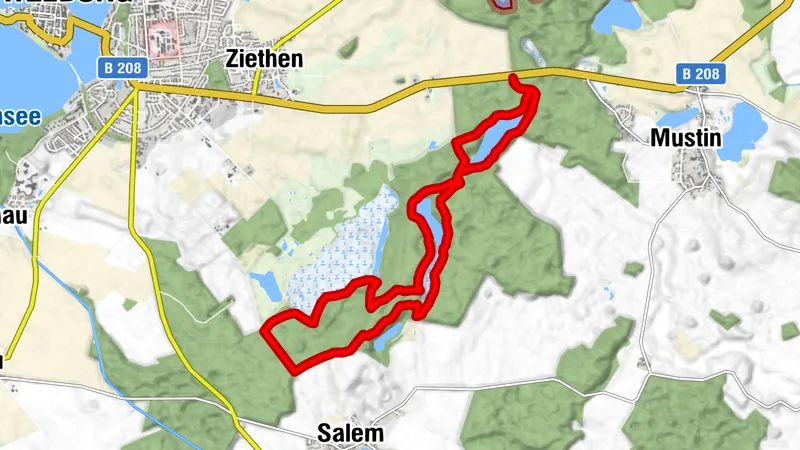 Von der Garrenseerinne zum Salemer Moor