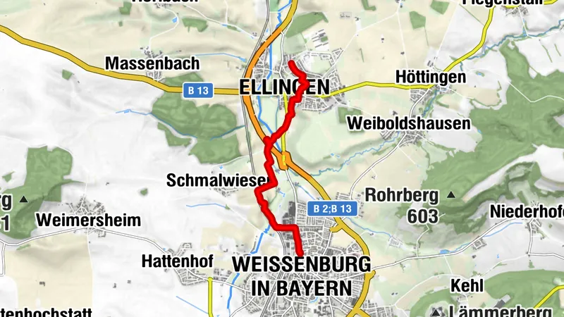 🏰Weissenburg 🥾🥾❄️🌞🌞❄️ Ellingen💒 entlang der Rezat🏊‍♀️