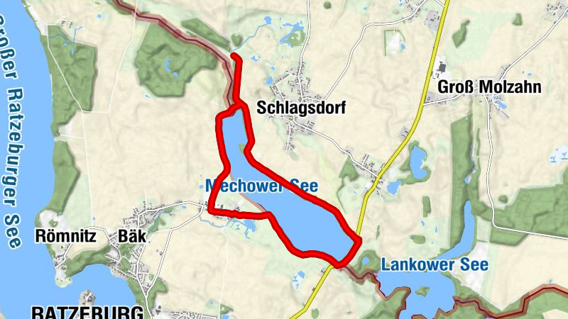 Rundweg Mechower See