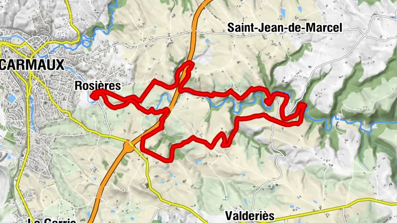 Circuit VTT n°4 - Les méandres du Cérou