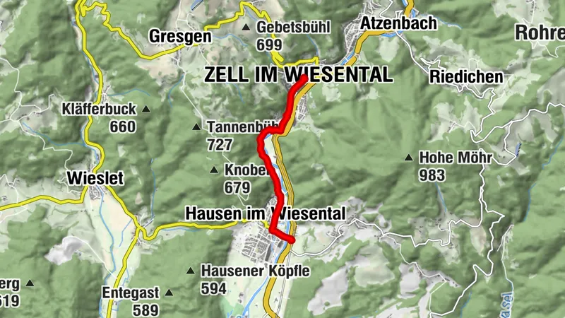 Spaziergang nach Hausen zum Hebelhaus (Industriegeschichte & Kultur)