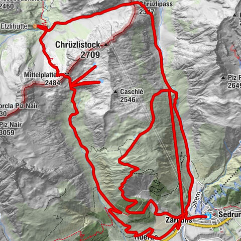 Wanderung Chrüzlipass und Mittelplatte