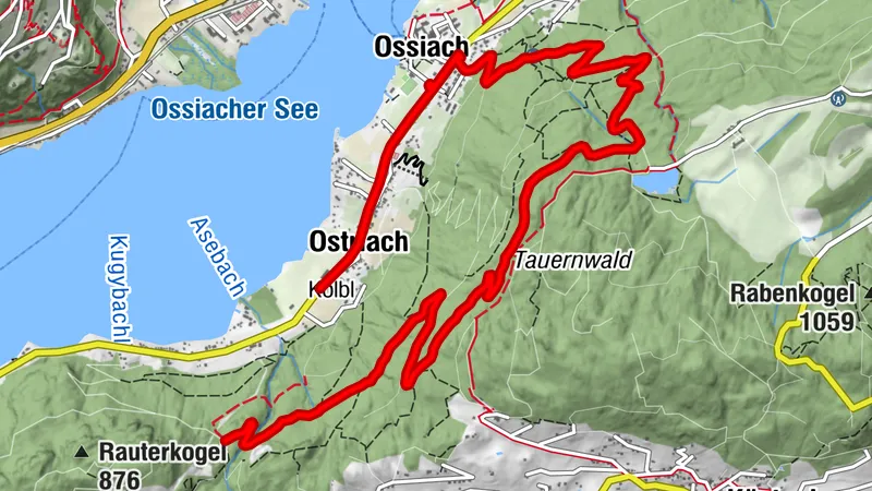 Transfer Trailcenter Ossiacher See - Alternative