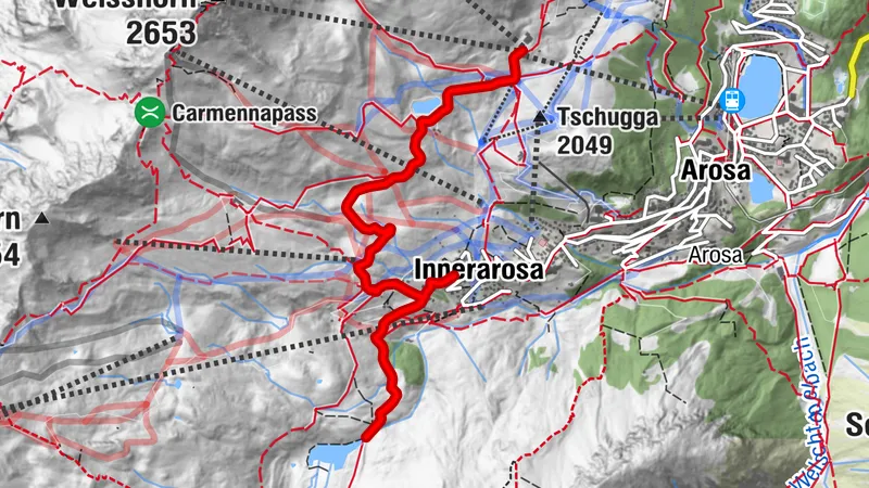 Handbike-Tour von der Mittelstation LAW über den Schwellisee nach Innerarosa