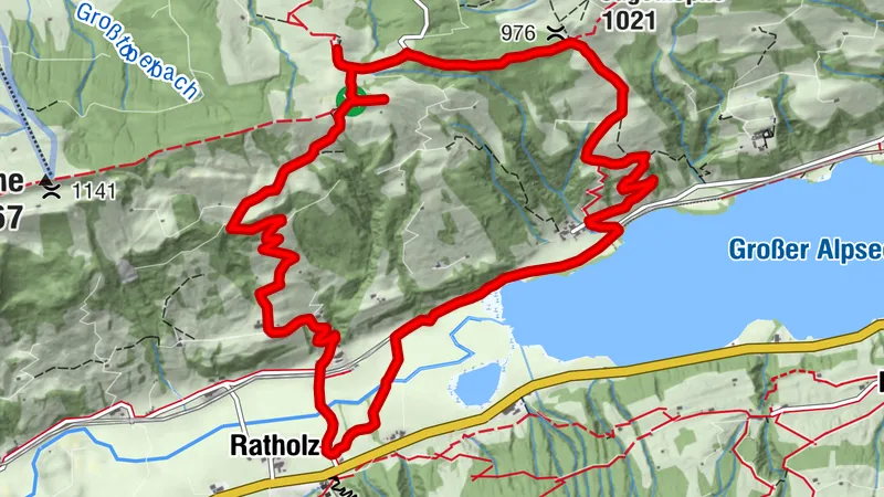 Wanderung zum Alpseeblick mit Einkehr