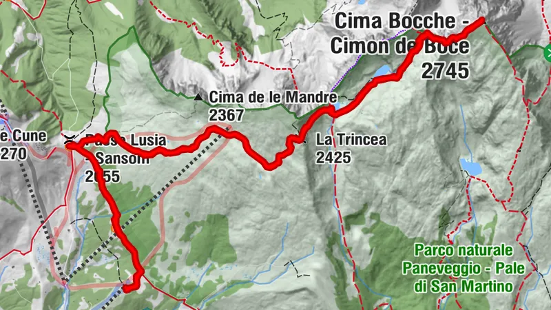 Morea - Cima Bocche