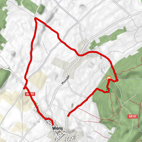 Weris - wandeling Pierre Haina, Lit du Diable en Dolmens de Weris