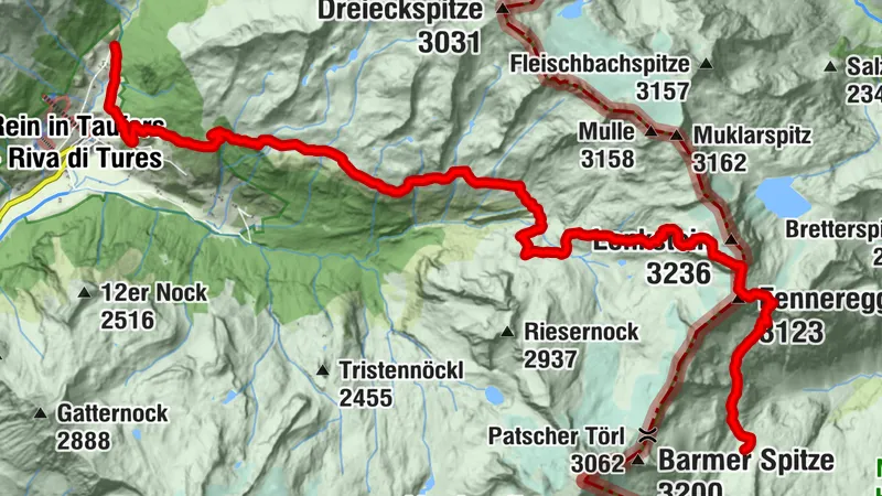 Rein in Taufers - Lenksteinjoch - Barmer Hütte