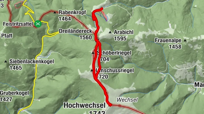 Schwaiger Hütten bis Hochwechsel