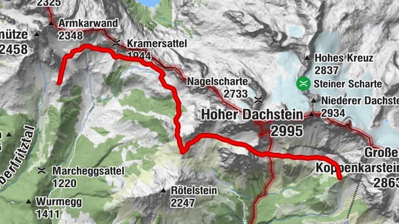 Ettape 2: Dachstein Rundwanderweg