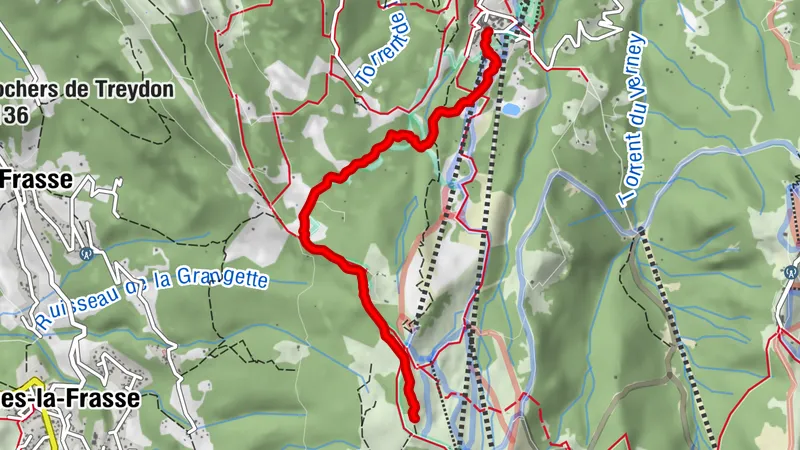 Skitourenroute: La Croix des 7 Frères