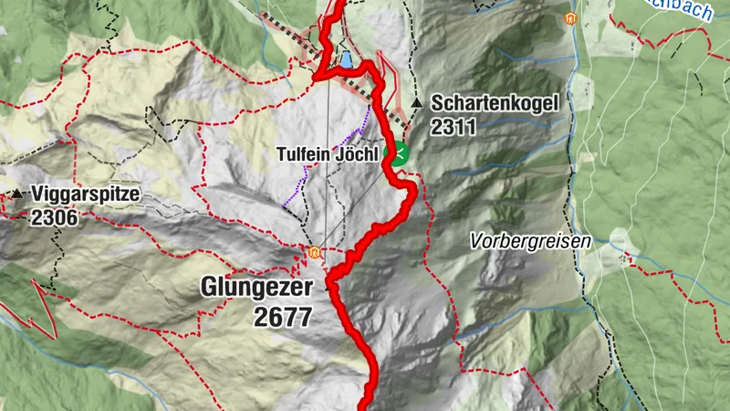 Bergtour zum "Denkmal für Schnee"