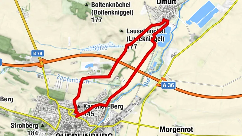 Rundfahrt Quedlinburg - Ditfurt - Quedlinburg