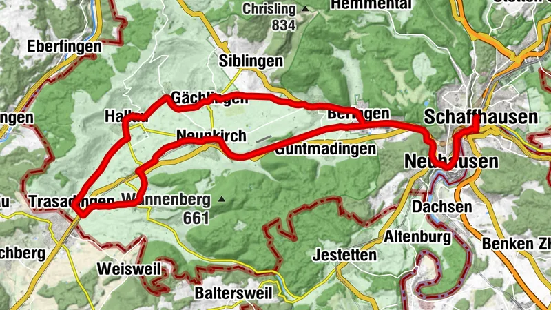 Rennvelo-Rundtour «Chläggi»