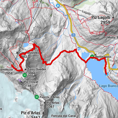 53 Bernina-Tour Schweiz: Etappe 2 Berninapass-Diavolezza