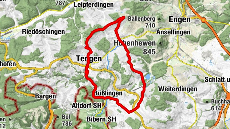 Panoramaweg auf dem Randen Nr. 8