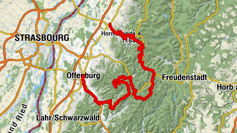 Gravel-Packing Schwarzwald:  3-Täler & Weitsicht