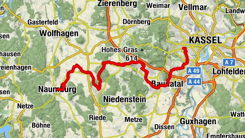 Hessencourrier-Radweg