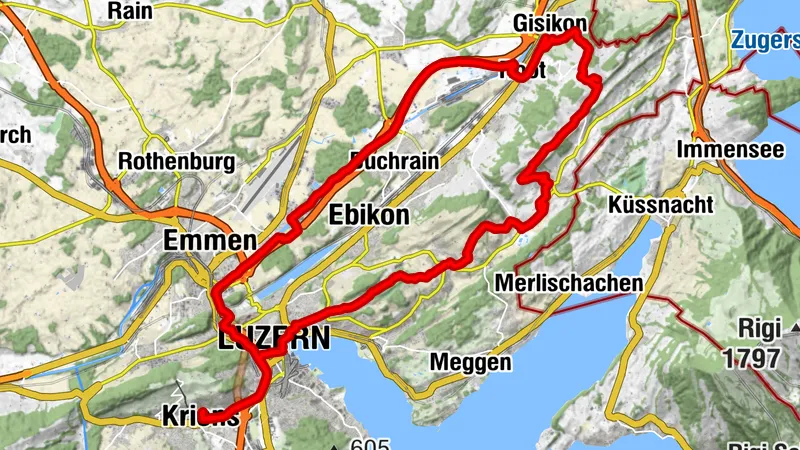 Kriens-Michelskreuz-Kriens/Schweiz