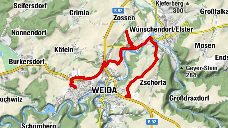Weida, Thüringen/Deutschland