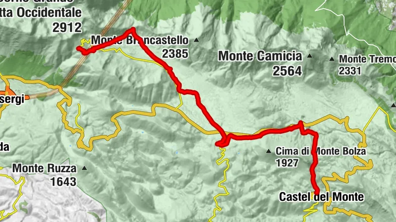Cammino del Gran Sasso - 1° tappa con sosta al Rifugio Lago di Raconnk