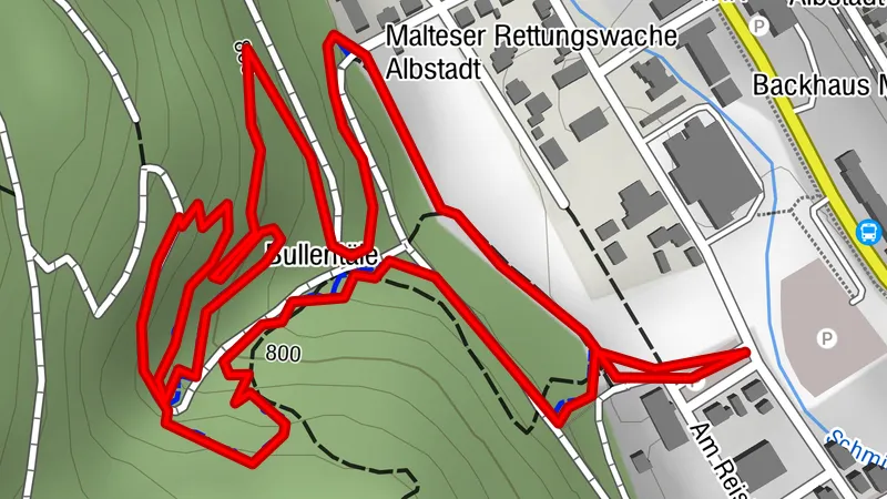 MTB-Tour Bullentäle by Gasthof Linde in Albstadt