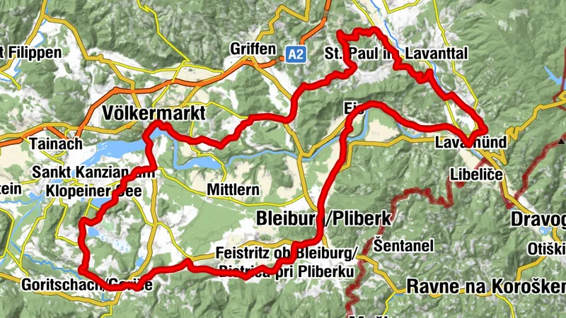 Weinradeln - Reben zwischen Drau und Lavant
