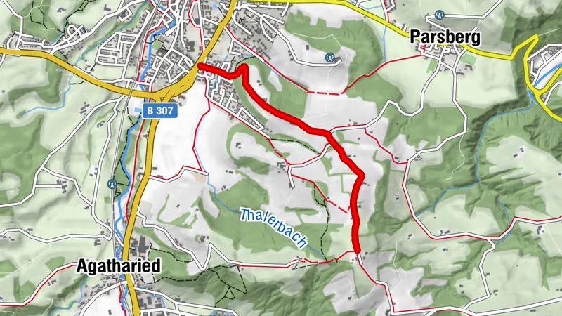 Rennrad-Anstieg: zum Stadlberg