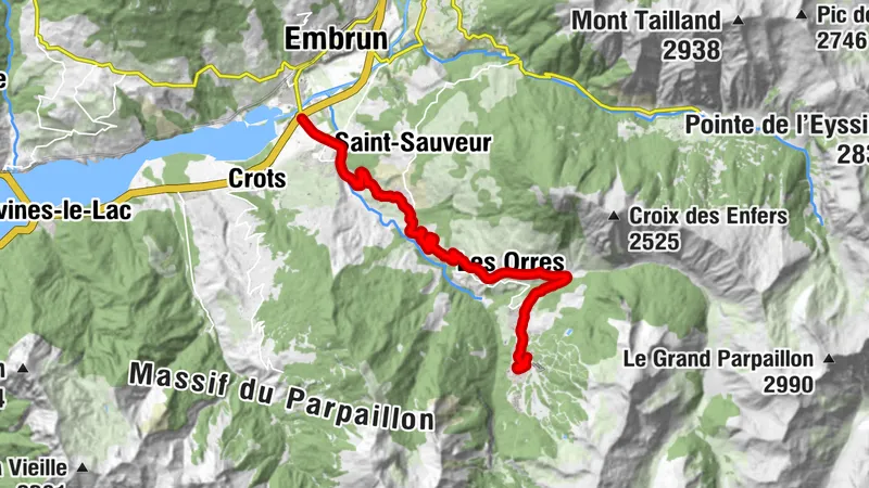 Montée des Orres
