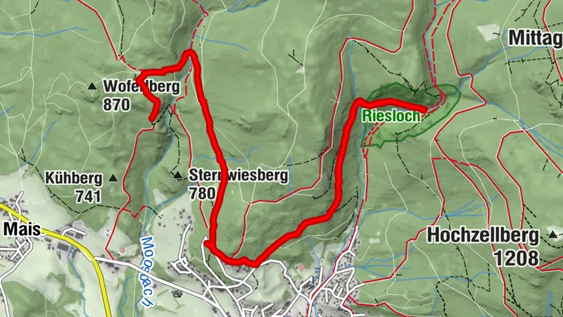 Wilde Wasser Weg Teilabschnitt