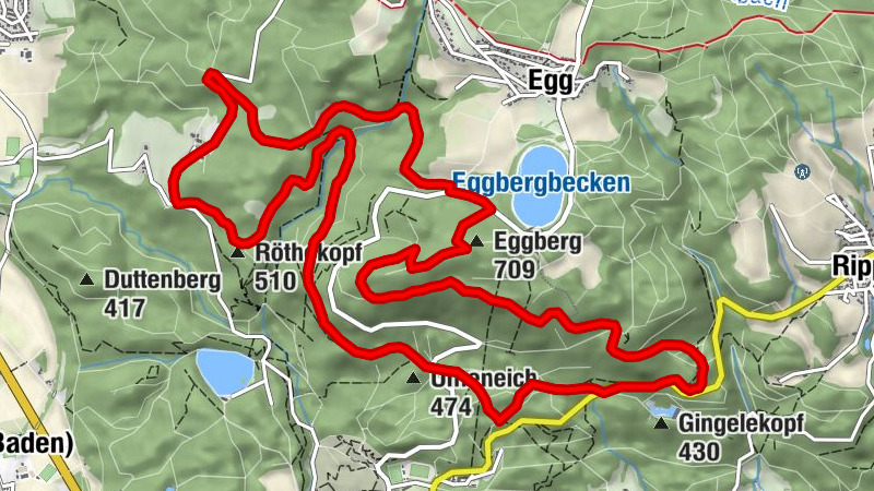 Trainingsrunde am Eggberg