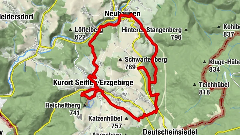 Blockline Miniloop Neuhausen- Seiffen- Neuhausen