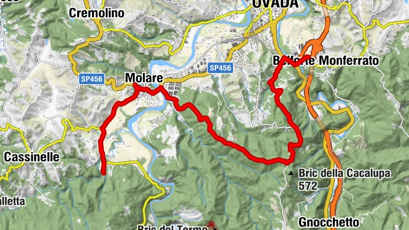 Historische Bergwege | Wanderweg „Cammino Piemonte Sud“: Etappe 13 Belforte M.to – Molare