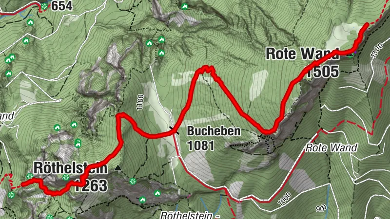 Mixnitz-Bärenschützklamm - Röthelstein - Bucheben - Rote Wand
