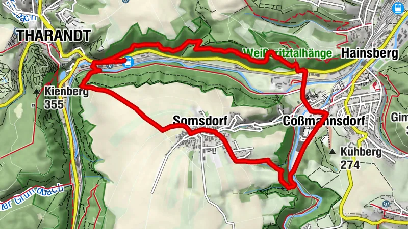 Von Tharandt zur Somsdorfer Klamm